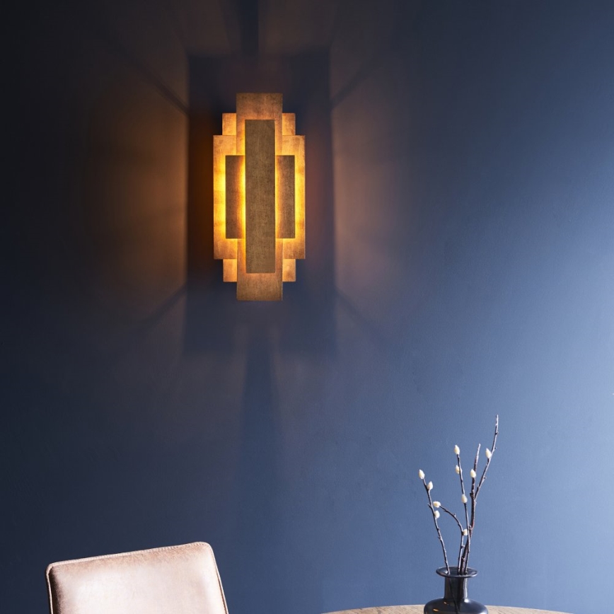 Endon 90452 - Vägglampa ALZARE 2xG9/3W/230V guld