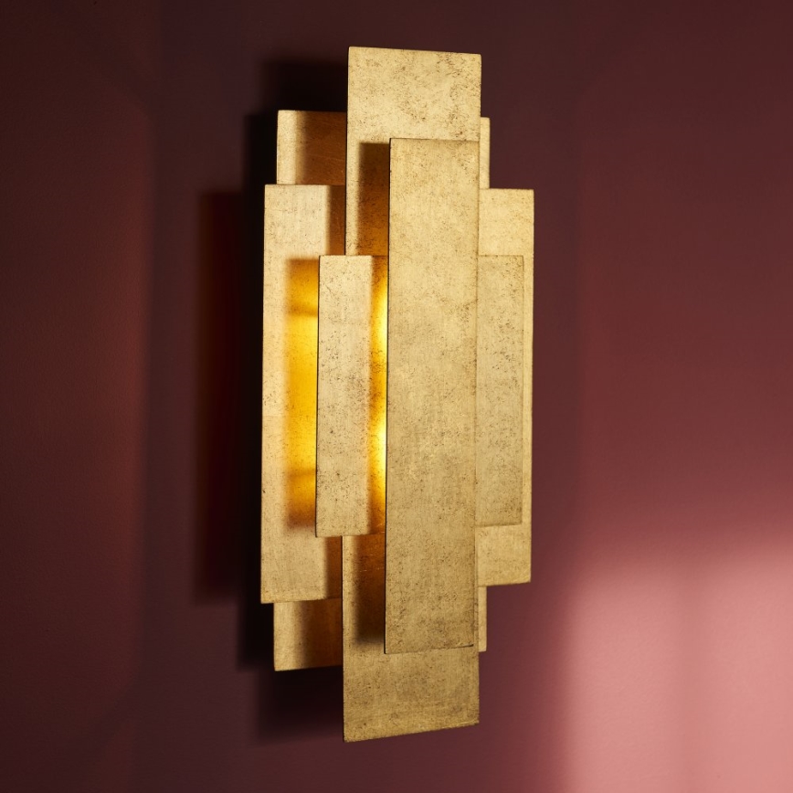 Endon 90452 - Vägglampa ALZARE 2xG9/3W/230V guld