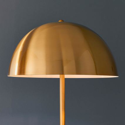Endon 90521 - Golvlampa NOVA 1xE27/60W/230V mässing