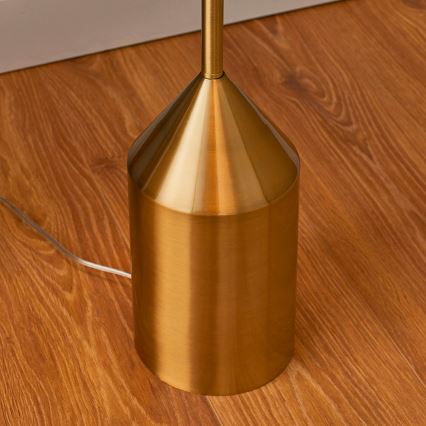 Endon 90521 - Golvlampa NOVA 1xE27/60W/230V mässing