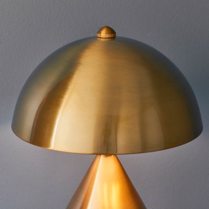 Endon 90522 - Bordslampa NOVA 1xE27/60W/230V i mässing