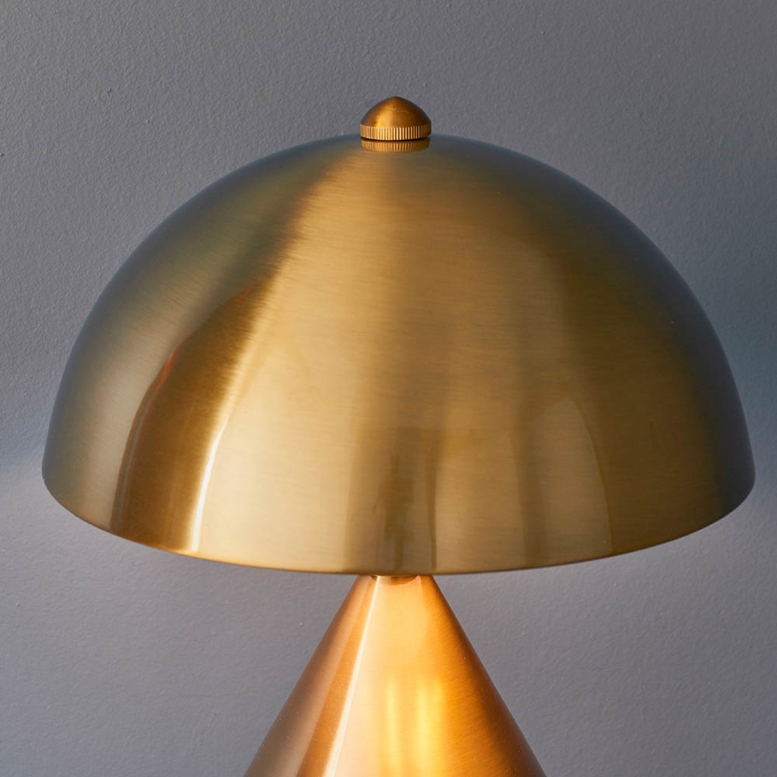 Endon 90522 - Bordslampa NOVA 1xE27/60W/230V i mässing