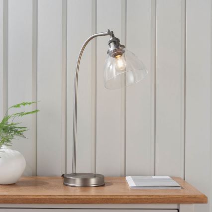 Endon 91740 - Bordslampa HANSEN 1xE14/40W/230V matt krom