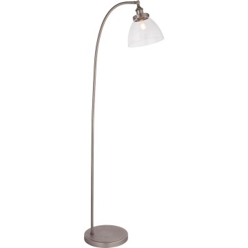 Endon 91741 - Golvlampa HANSEN 1xE27/40W/230V matt krom