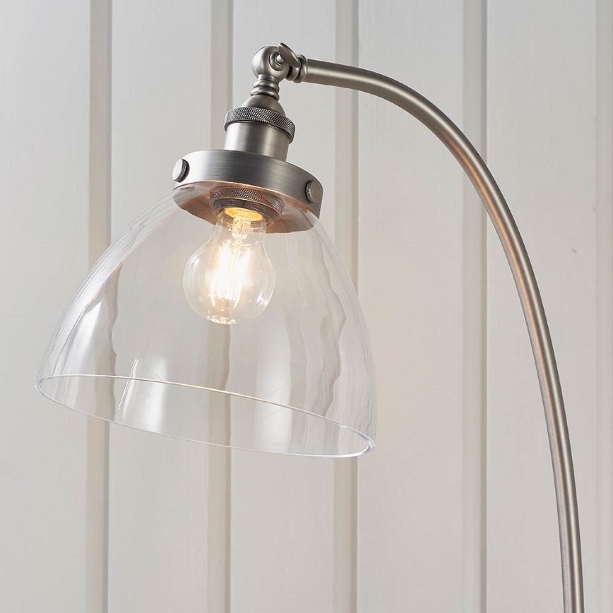 Endon 91741 - Golvlampa HANSEN 1xE27/40W/230V matt krom