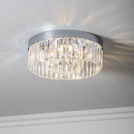 Endon 91811 - Badrumstaklampa SHIMMER 5xG9/18W/230V IP44 polerad krom