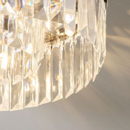 Endon 91811 - Badrumstaklampa SHIMMER 5xG9/18W/230V IP44 polerad krom