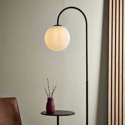 Endon 92424 - Golvlampa HALO 1xE14/7W/230V svart