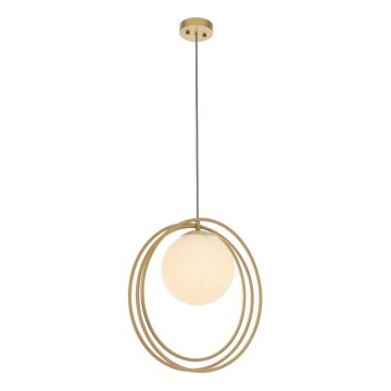 Endon 92488 - Hänglampa på sladd EMILIO 1xE27/10W/230V guld