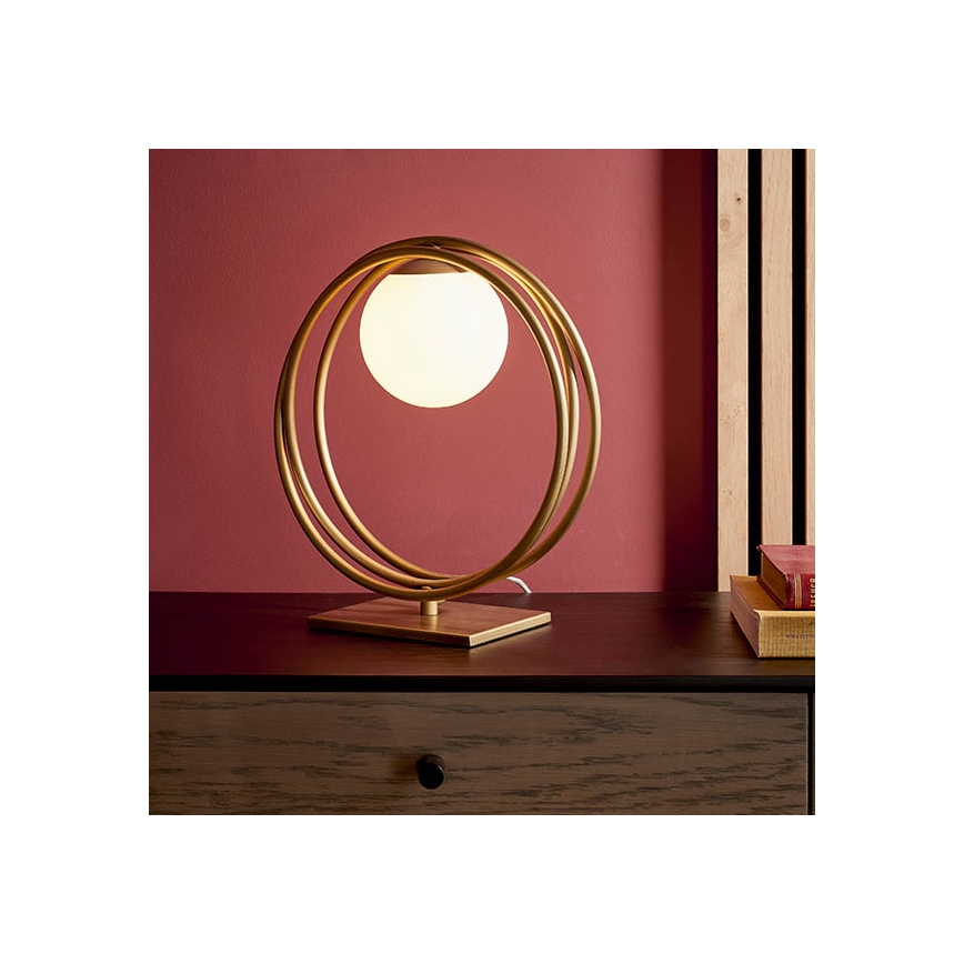 Endon 92491 - Bordslampa EMILIO 1xG9/3W/230V guldfärgad