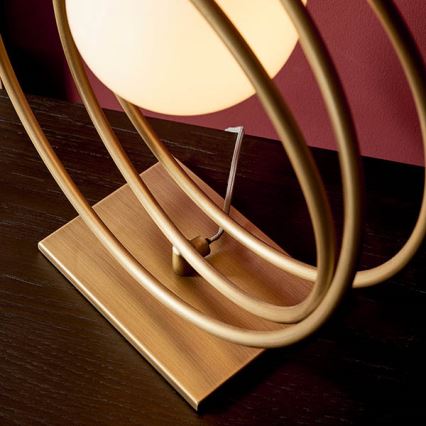 Endon 92491 - Bordslampa EMILIO 1xG9/3W/230V guldfärgad