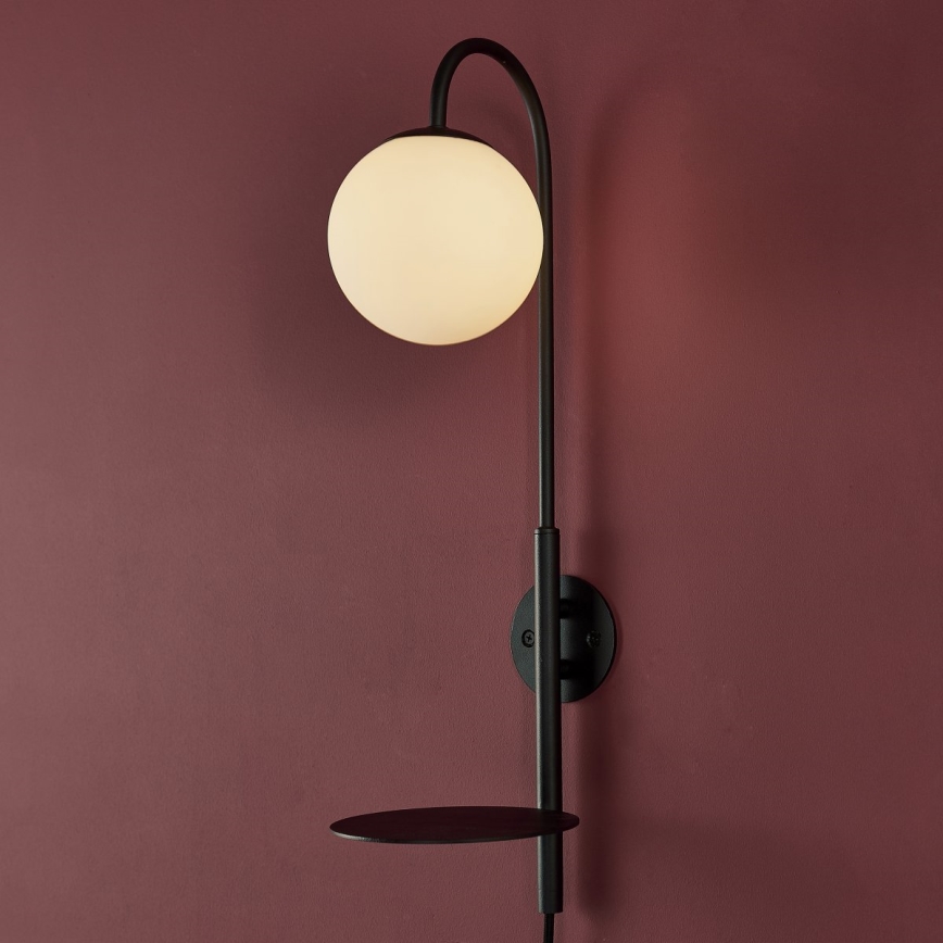 Endon 92726 - Vägglampa HALO 1xG9/3W/230V svart