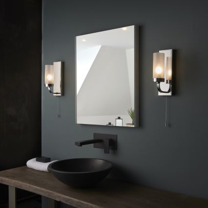 Endon 92960 - Badrumsvägglampa EDREA 1xG9/3W/230V IP44 polerad krom