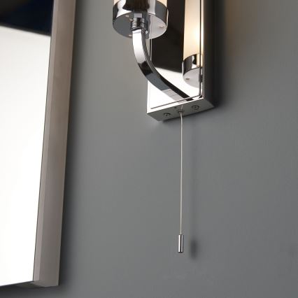 Endon 92960 - Badrumsvägglampa EDREA 1xG9/3W/230V IP44 polerad krom