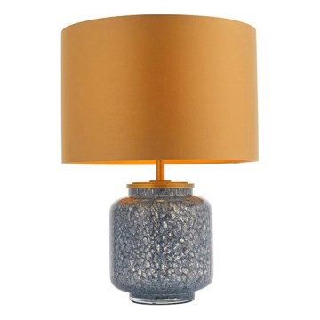 Endon 93067 - Bordslampa ZINNIA 1xE27/10W/230V blå/guld