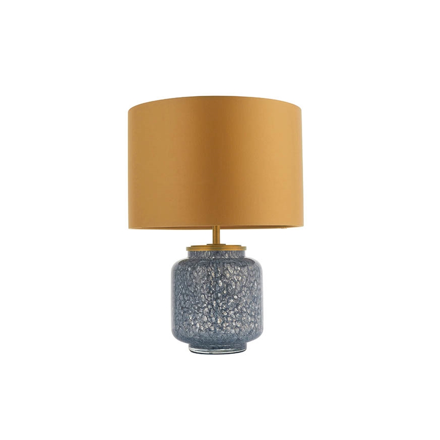Endon 93067 - Bordslampa ZINNIA 1xE27/10W/230V blå/guld