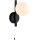 Endon 94081 - Badrumsvägglampa SPA 1xG9/3W/230V IP44 svart