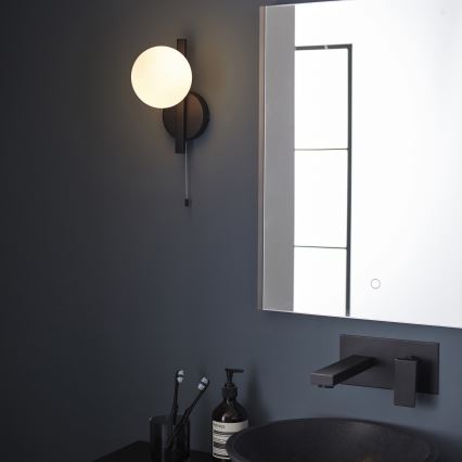 Endon 94081 - Badrumsvägglampa SPA 1xG9/3W/230V IP44 svart