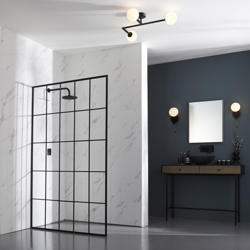 Endon 94081 - Badrumsvägglampa SPA 1xG9/3W/230V IP44 svart