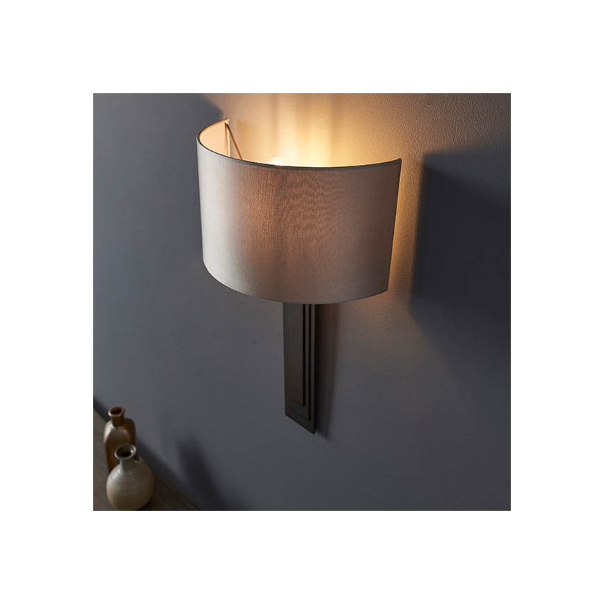 Endon 95271 - Vägglampa CARLTON 1xE27/10W/230V brons