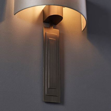 Endon 95271 - Vägglampa CARLTON 1xE27/10W/230V brons