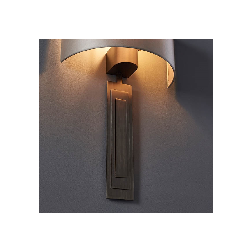 Endon 95271 - Vägglampa CARLTON 1xE27/10W/230V brons