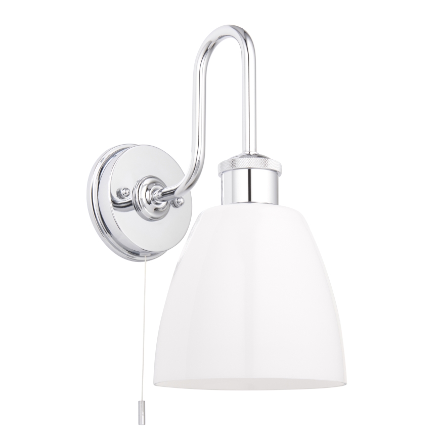 Endon 95506 - PIPER vägglampa för badrum 1xE27/10W/230V IP44 polerad krom