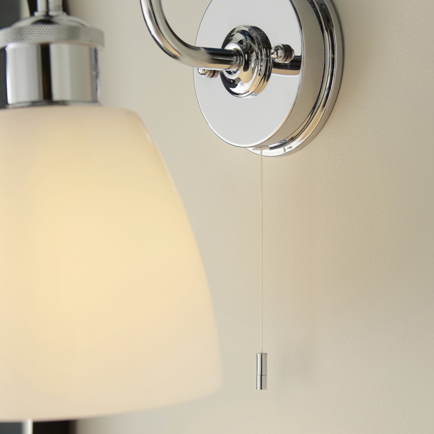 Endon 95506 - PIPER vägglampa för badrum 1xE27/10W/230V IP44 polerad krom