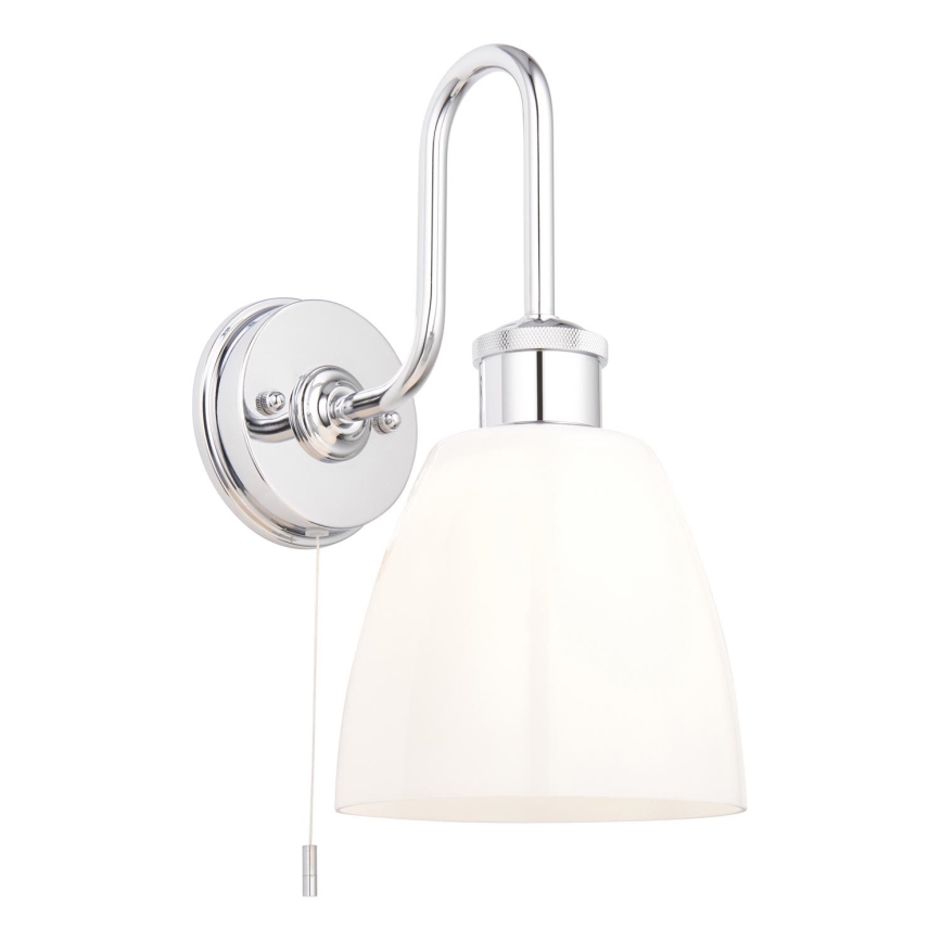 Endon 95506 - PIPER vägglampa för badrum 1xE27/10W/230V IP44 polerad krom