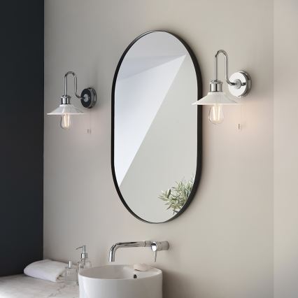 Endon 95508 - Badrumsvägglampa MARIS 1xE27/6W/230V IP44 polerad krom