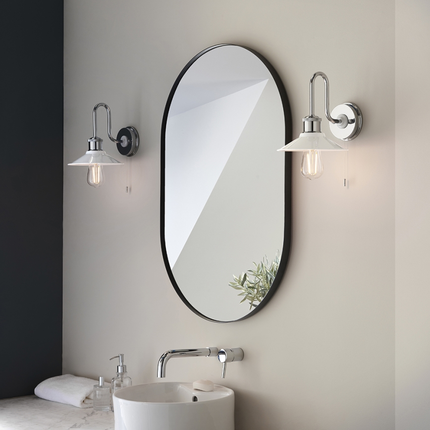 Endon 95508 - Badrumsvägglampa MARIS 1xE27/6W/230V IP44 polerad krom