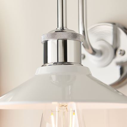 Endon 95508 - Badrumsvägglampa MARIS 1xE27/6W/230V IP44 polerad krom