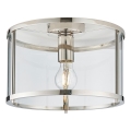 Endon 96150 - Taklampa HOPTON 1xE27/10W/230V blank krom
