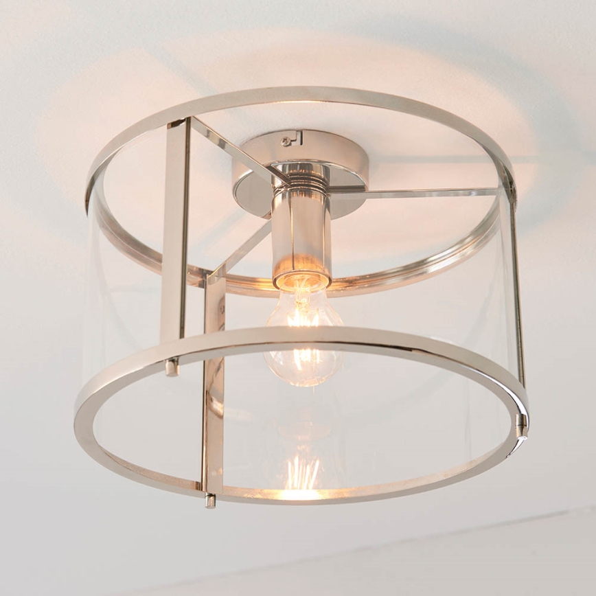 Endon 96150 - Taklampa HOPTON 1xE27/10W/230V blank krom