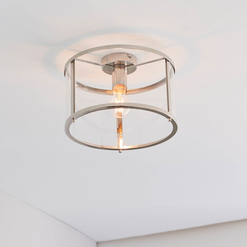 Endon 96150 - Taklampa HOPTON 1xE27/10W/230V blank krom