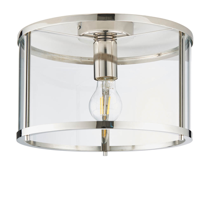 Endon 96150 - Taklampa HOPTON 1xE27/10W/230V blank krom