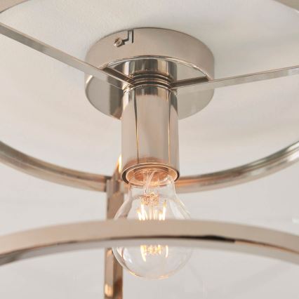 Endon 96150 - Taklampa HOPTON 1xE27/10W/230V blank krom