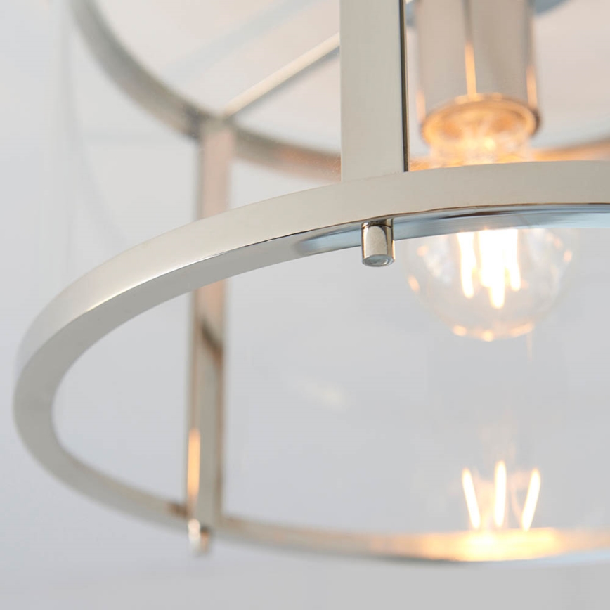 Endon 96150 - Taklampa HOPTON 1xE27/10W/230V blank krom