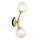 Endon 96691 - Vägglampa NORTHWEST 2xG9/3W/230V, guldig