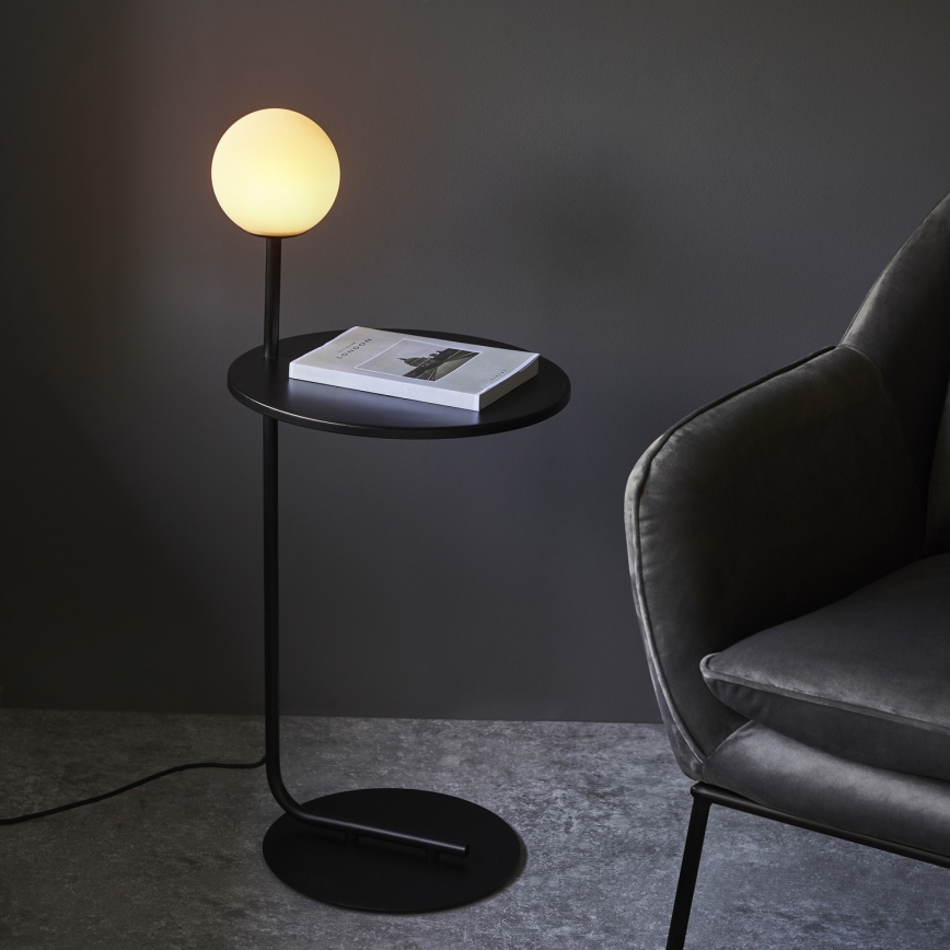 Endon 96713 - Golvlampa HALO 1xG9/3W/230V svart/vit