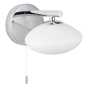 Endon 97181 - Badrumsvägglampa MOBIAS 1xG9/3W/230V IP44 blank krom/vit