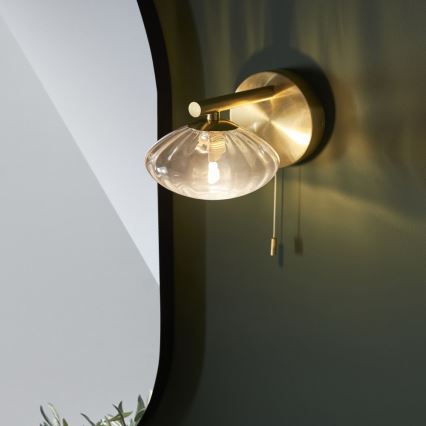 Endon 97182 - Vägglampa för badrum MOBIAS 1xG9/3W/230V IP44 mässing