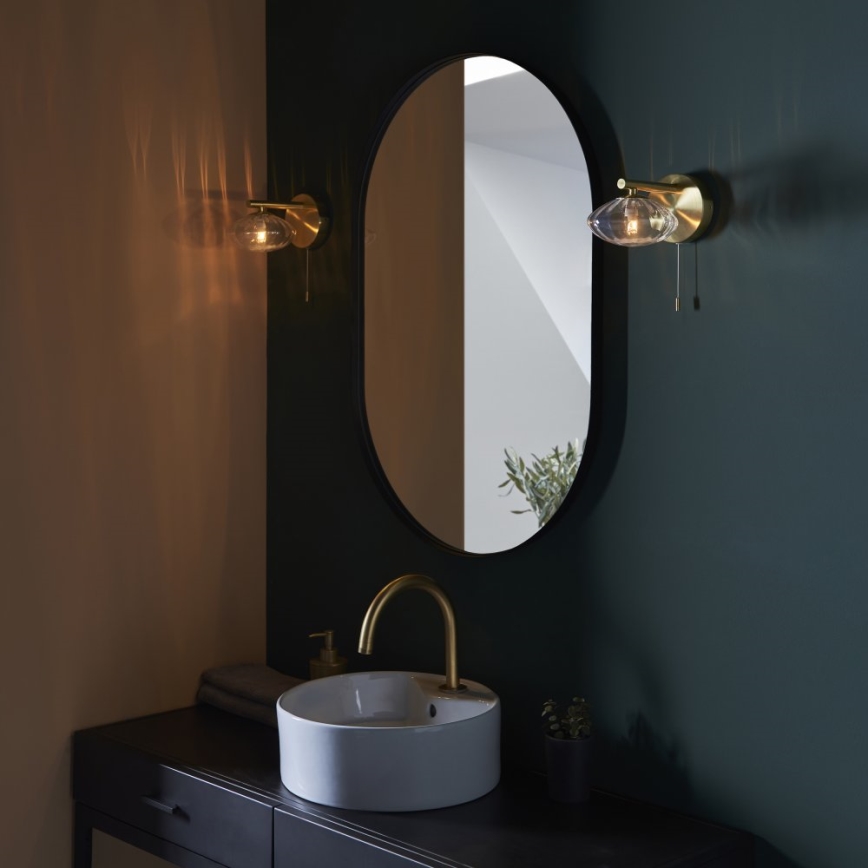 Endon 97182 - Vägglampa för badrum MOBIAS 1xG9/3W/230V IP44 mässing