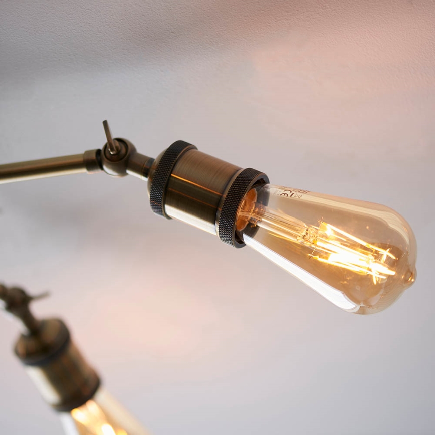 Endon 97244 - HAL spotlampa 5xE27/40W/230V mässing