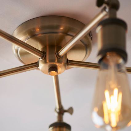 Endon 97244 - Spotlight HAL 5xE27/10W/230V mässing
