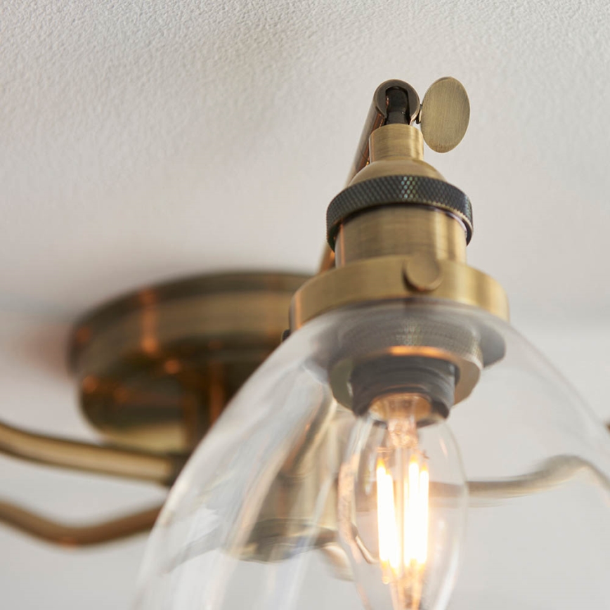 Endon 97248 - Spotlampa HANSEN 5xE14/7W/230V mässing