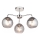 Endon 97971 - Plafondlampa DIMPLE 3xE14/7W/230V blank krom/rökgrå