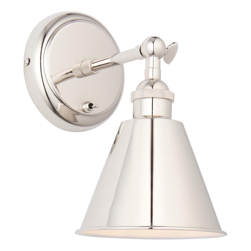 Endon 98716 - Väggspotlight HALLE 1xE14/40W/230V i blank krom