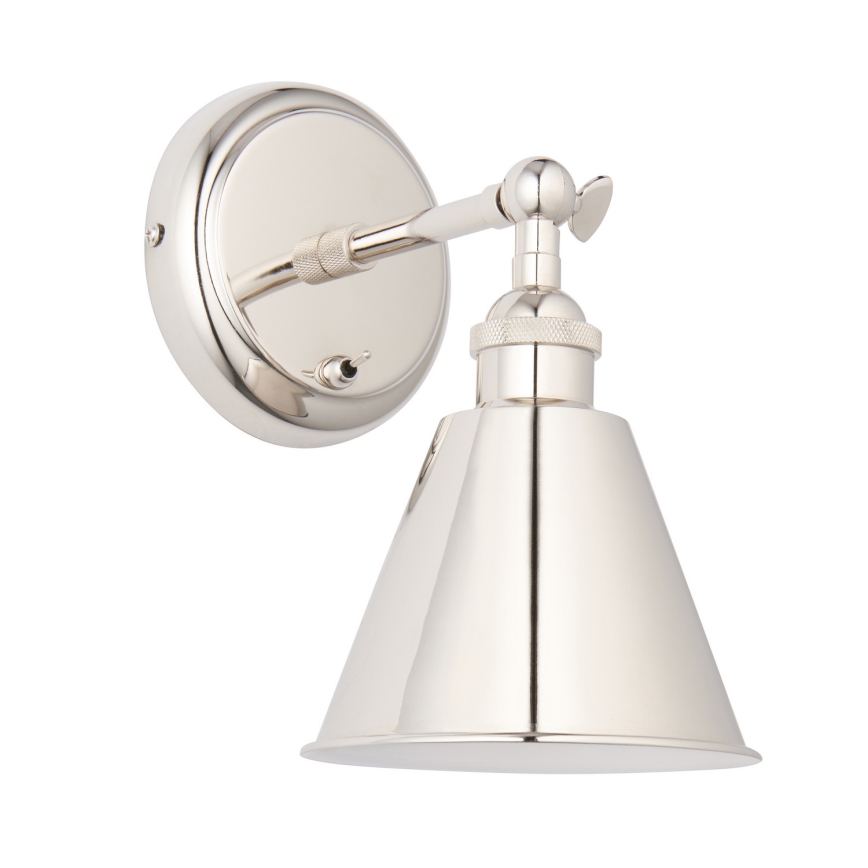 Endon 98716 - Väggspotlight HALLE 1xE14/40W/230V i blank krom