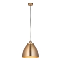 Endon 98744 - Pendellampa på vajer FRANKLIN 1xE27/10W/230V mässing